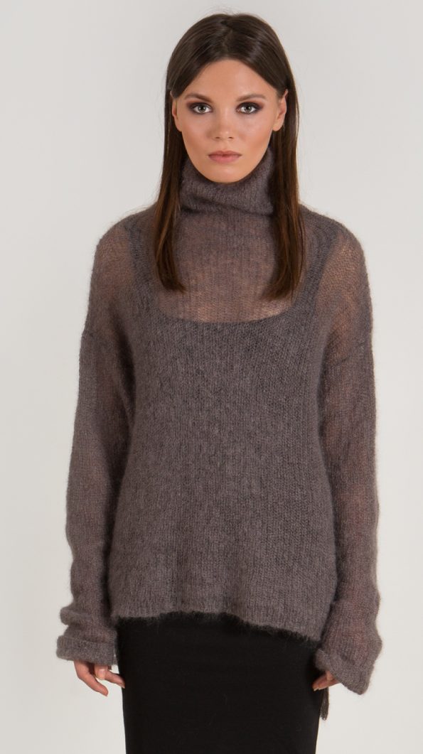 Ribbed turtleneck sweater EMMA