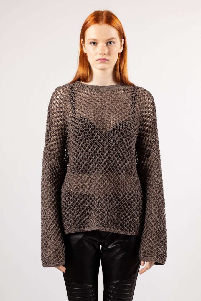 brown-linen-hand-knit-mesh-see
