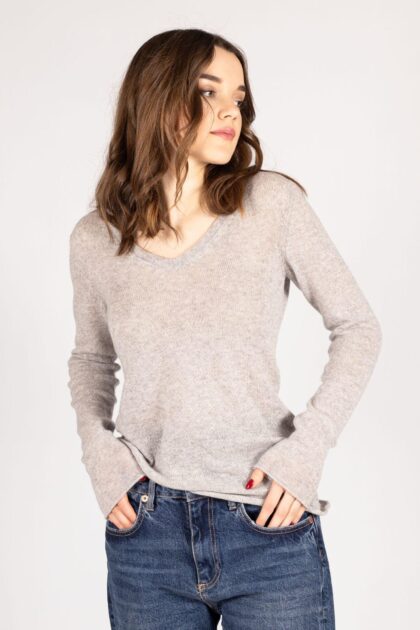 Grey-cashmere-v-neck-womens-knit-sweater-MARGO-V-10